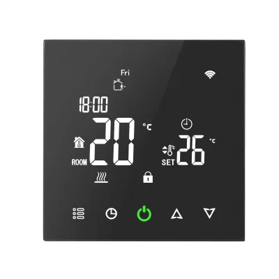 난방 및 냉방 HVAC 시스템을 위한 스마트 주간 프로그래밍 가능 LCD 실내 온도 조절기